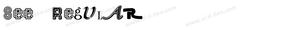 See Regular字体转换